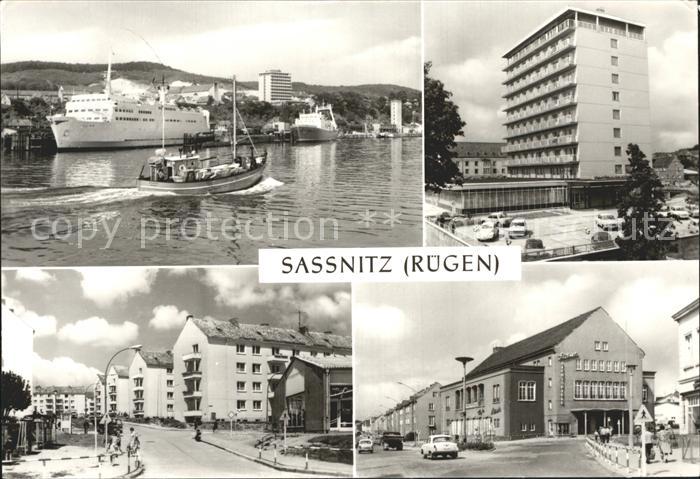 Sassnitz Ostseebad Ruegen Ruegen-Hotel Wilhelm-Pieck-Ring Stubnitz-Lichtspiele H