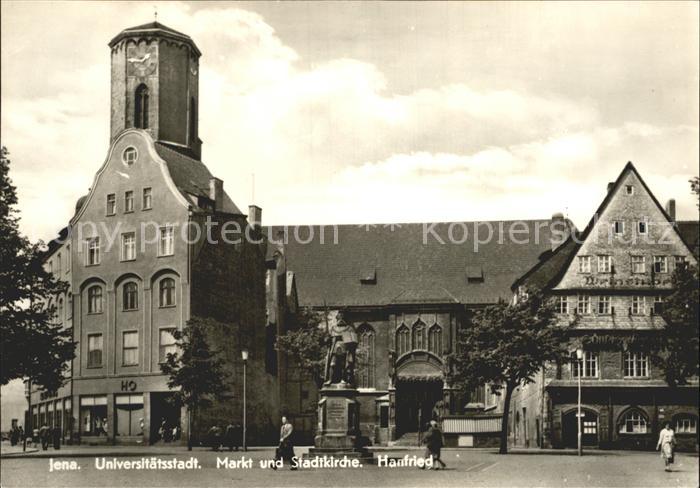 Jena Markt Stadtkirche Hanfried