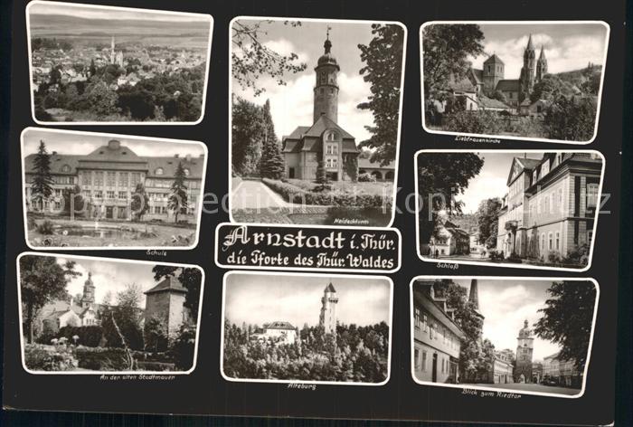 Arnstadt Ilm Neideckturm Schule Alteburg Schloss