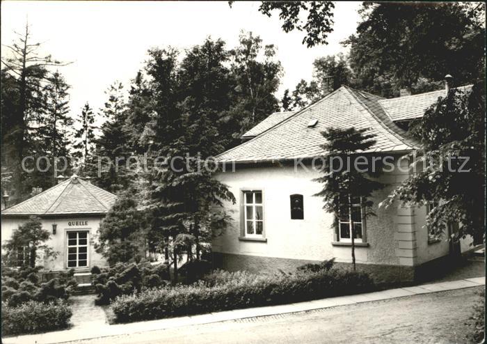 Wolkenstein Erzgebirge Warmbad-Sanatorium Verwaltungs- und Quellenhaus