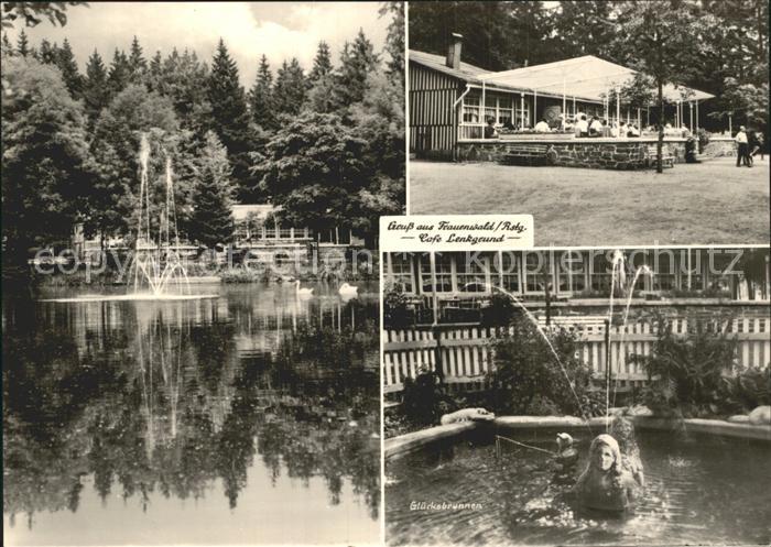 Frauenwald Thueringen Cafe Lenkgrund Gluecksbrunnen