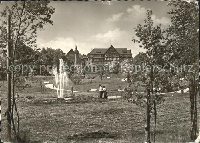 Oberhof Thueringen Kurpark