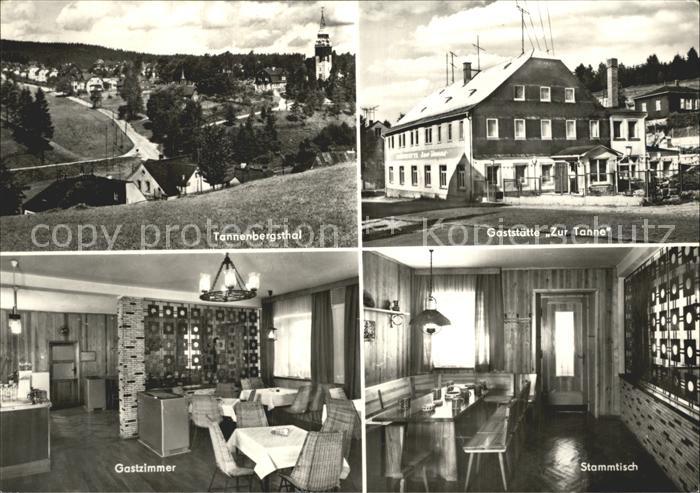 Tannenbergsthal Vogtland Gaststaette Zur Tanne Gastzimmer Stammtisch