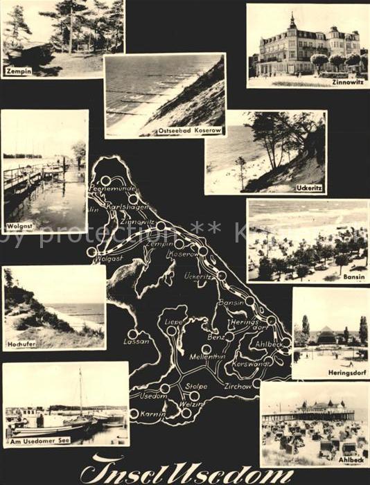 Usedom Mecklenburg-Vorpommern Zempin Zinnowitz Uckeritz Wolgast Bansin Heringsdo