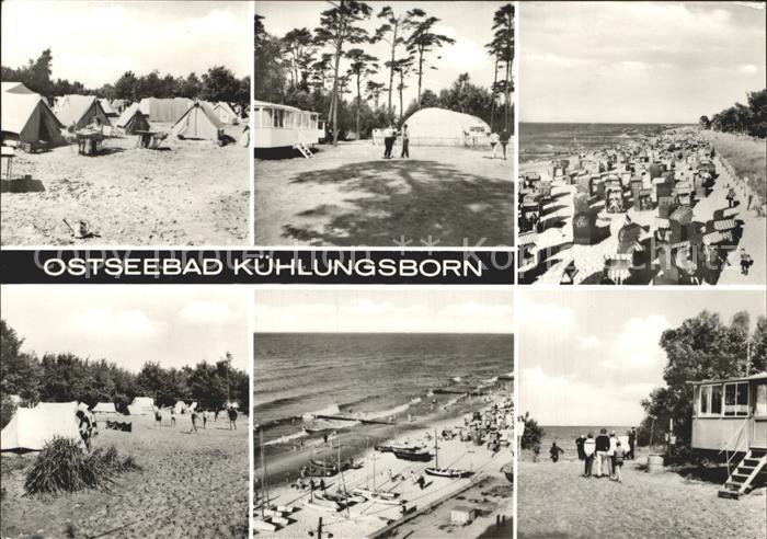 Kuehlungsborn Ostseebad Camping Zeltplatz Strand