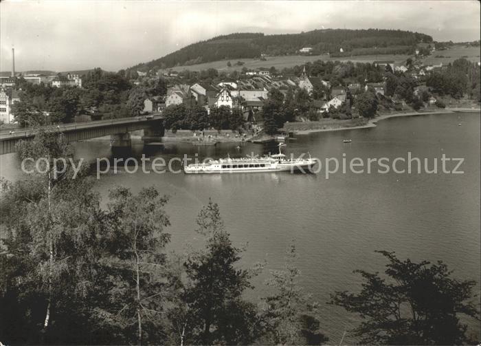 Saalburg-Ebersdorf Stausee Bleiloch-Saaletalsperre Mtorschiff