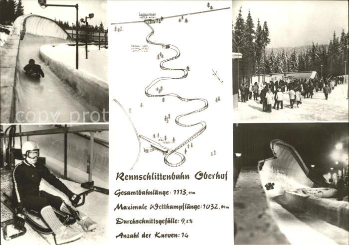 Oberhof Thueringen Rennschlittenbahn