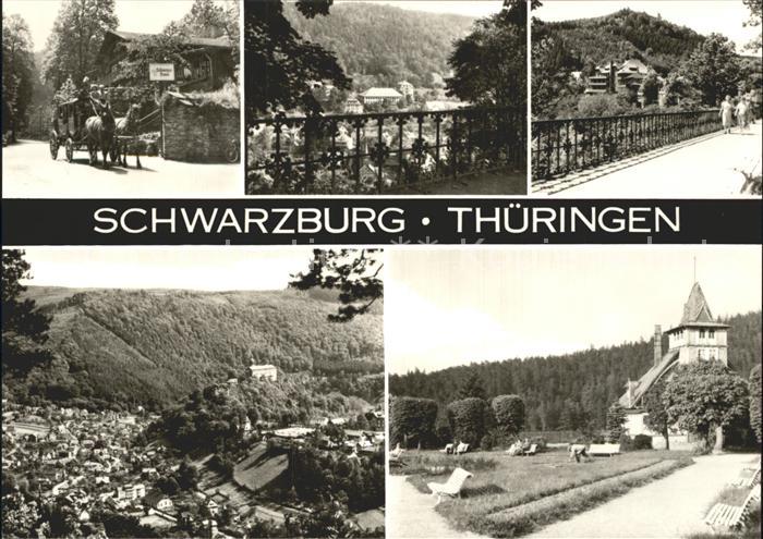Schwarzburg Thueringer Wald Schweizer Haus Postkutsche