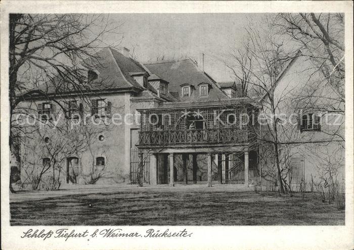 Tiefurt Schloss Tiefurt Rueckseite