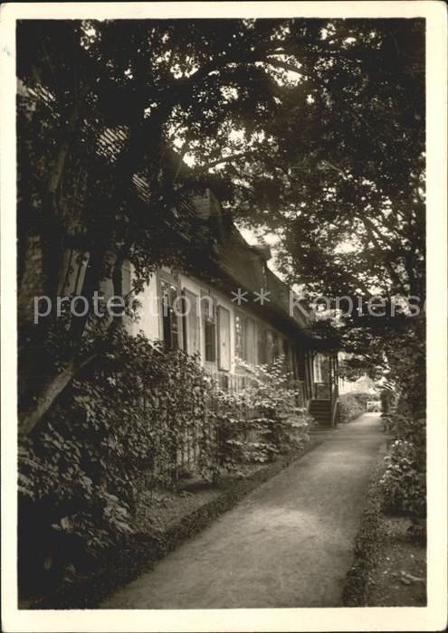Weimar Thueringen Goethehaus Hausgarten