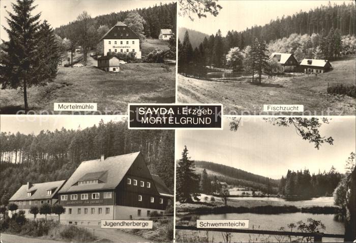 Sayda Mortelmuehle Fischzucht Jugendherberge Schwemmteiche