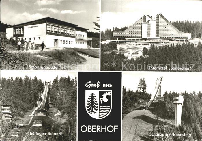 Oberhof Thueringen Schanzenbaude Interhotel Panorama Thueringen-Schanze