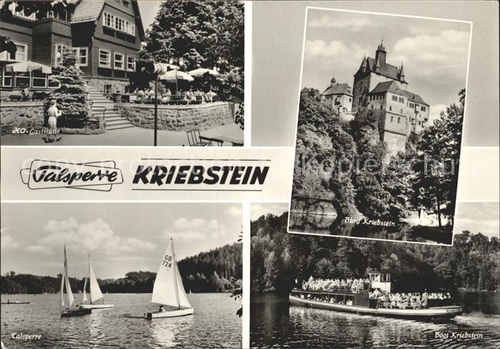 Kriebstein Talsperre Gaststaette Burg Boot