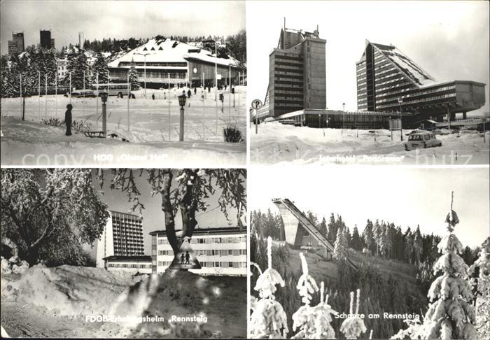 Oberhof Thueringen Gaststaette Oberer Hof Interhotel Panorama Erholungsheim Renn
