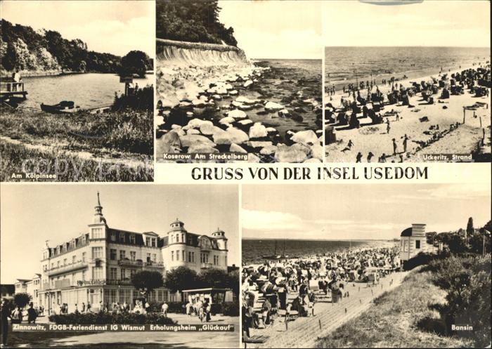 Usedom Mecklenburg-Vorpommern Koelpinsee ueckeritz Zinnowitz Bansin Koserow