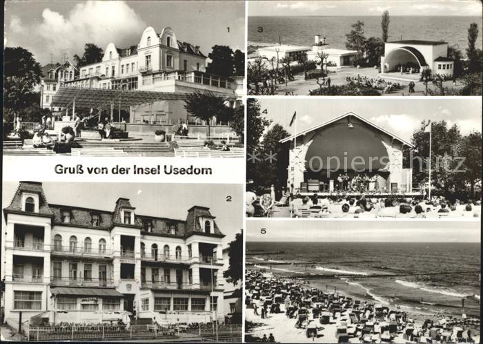 Usedom Mecklenburg-Vorpommern Bansin Heringsdorf Zinnowitz Ahlbeck Koserow