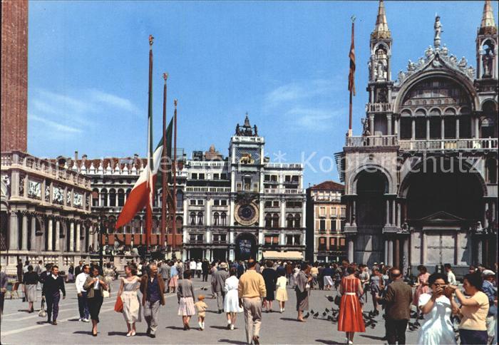 Venezia Venedig Piazza S. Marco Torre dell'Orologio