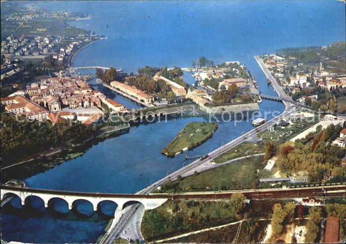 Peschiera del Garda Veduta aerea Fliegeraufnahme