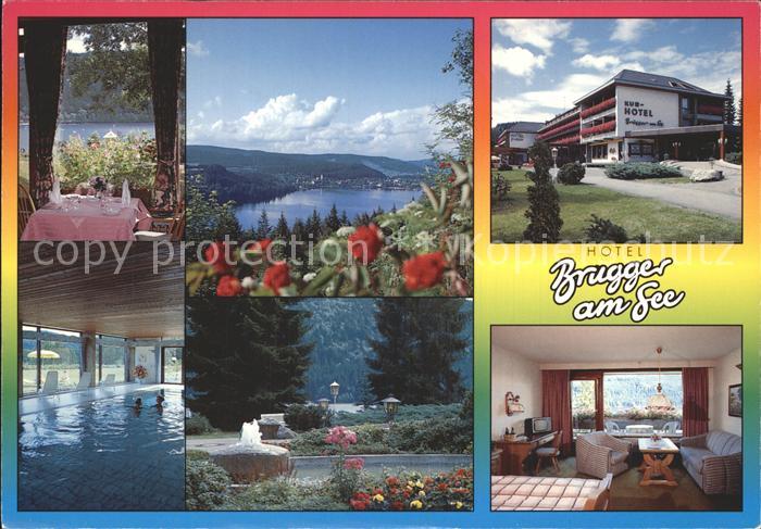 TITISEE Schwarzwald BW Kurhotel Brugger am See