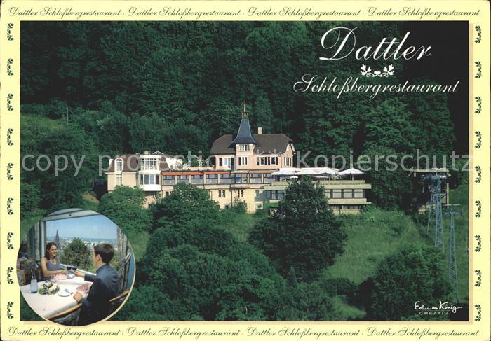 Freiburg Breisgau Dattler Schlossbergrestaurant