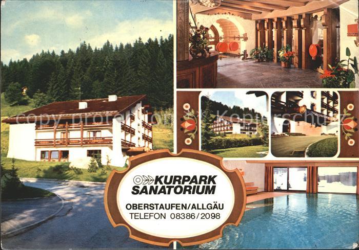 Oberstaufen Oberallgaeu Bayern Kurpark Sanatorium