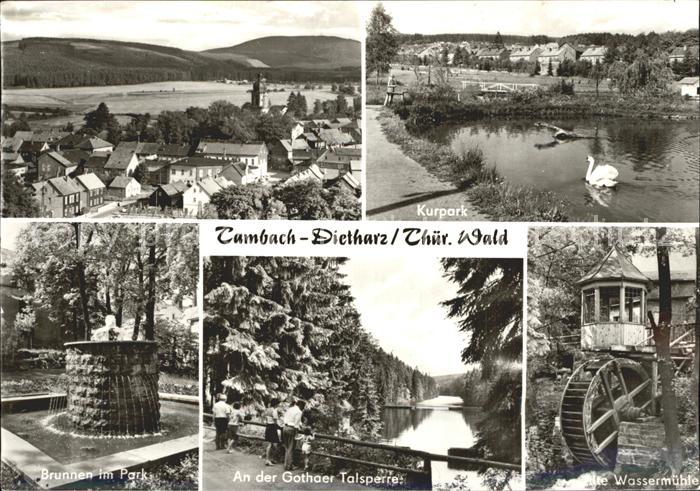 Dietharz Tambach Kurpark Gothaer Talsperre Wassermuehle