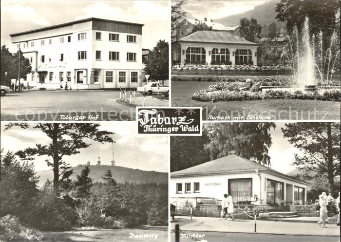 Tabarz Kurpark Lesehalle Milchbar Inselsberg