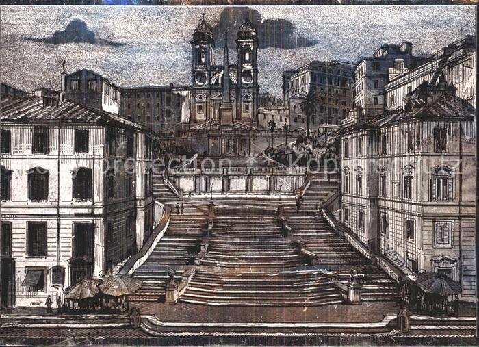 Roma Rom Trinita dei Monti