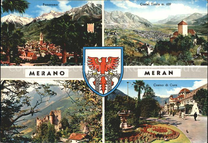 Merano Meran Castel Tirolo Fontana Casino di Cura