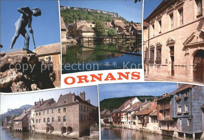 Ornans Gebäude Brücke