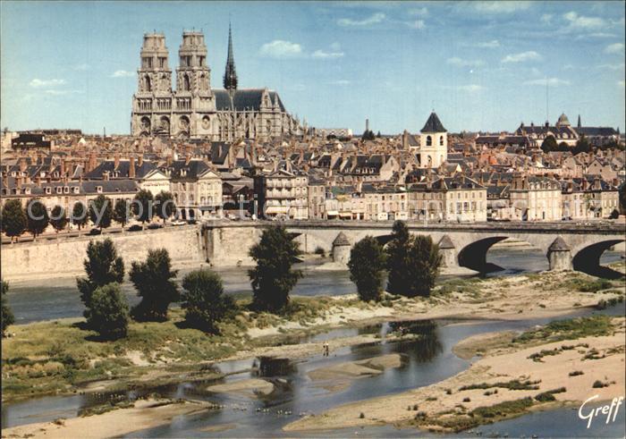 Orleans Loiret Pont Geore V Cathedrale Sainte-Croix
