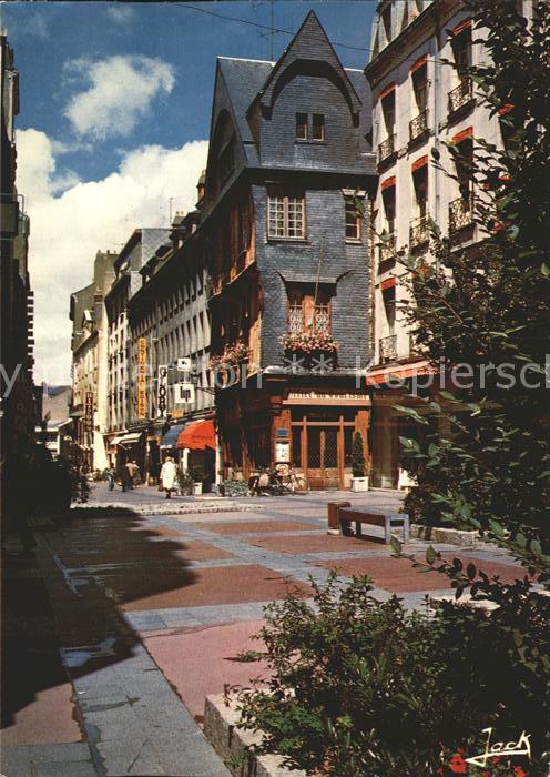 Nantes Loire Atlantique Rue pietonne