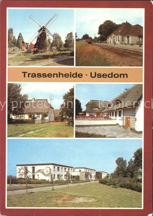 Trassenheide Usedom Muehle Jugenderholungszentrum Carl Zeiss Jena Bahnhof