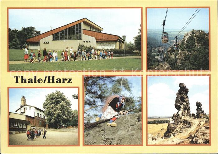 Thale Harz Bergstation Personenschwebebahn Gaststaette Hexentanzplatz