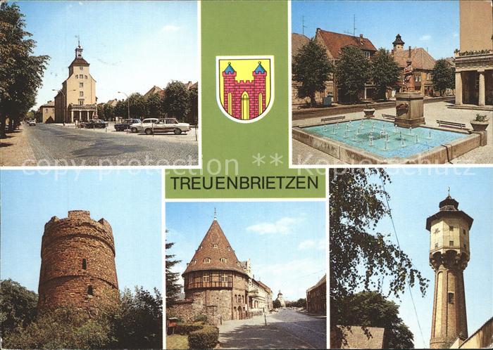 Treuenbrietzen Rathaus Sabinchenbrunnen Pulverturm Wasserturm
