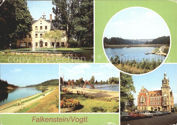 Falkenstein Vogtland Schloss Talsperre Sperrmauer Rathaus