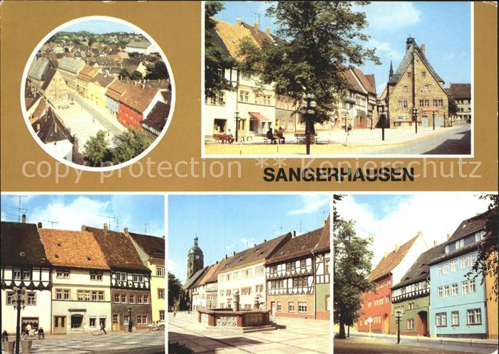 Sangerhausen Suedharz Markt Brunnen