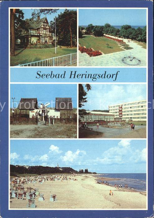Heringsdorf Ostseebad Usedom Jugendherberge Herbert Tschaepe Strand Volkssternwa