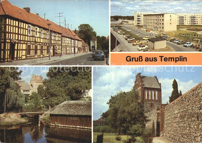 Templin Martin-Luther-Strasse Ringstrasse Templiner Kanal Muehlentor