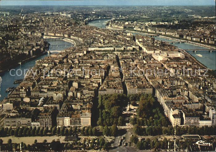 Lyon France Fliegeraufnahme Place Carnot
