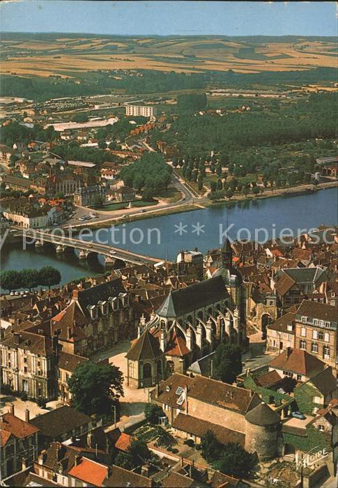 Joigny Yonne Fliegeraufnahme Eglise Saint-Jean