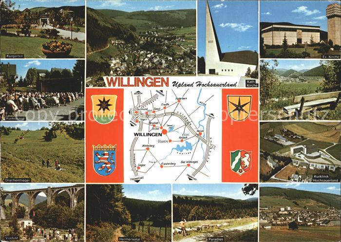 Willingen Sauerland Katholische Evangelische Kirche Viadukt Kurklinik Hochsauerl
