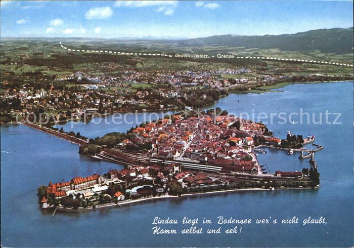 Lindau Bodensee Fliegeraufnahme