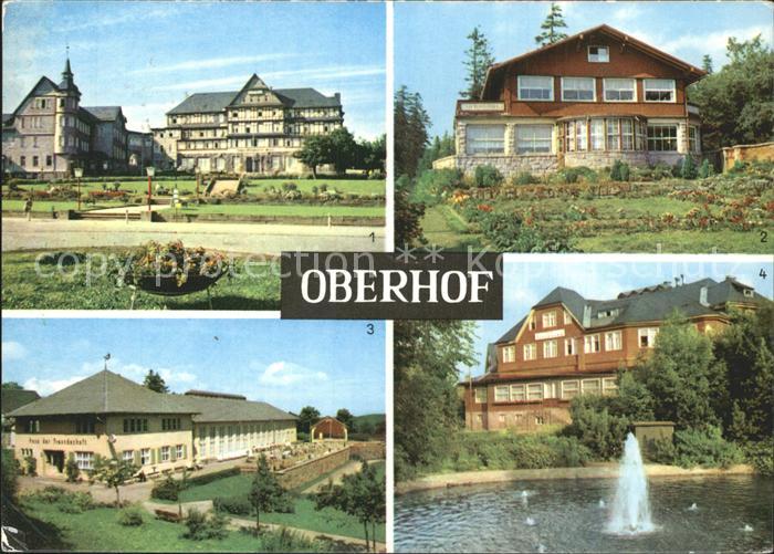 Oberhof Thueringen Ernst-Thaelmann-Haus Cafe Luisensitz Haus der Freundschaft