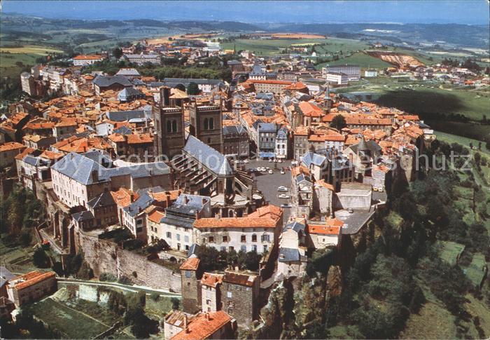 Saint-Flour Cantal Fliegeraufnahme