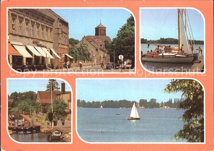 Storkow Mark Altstadt Storkower See Schleuse