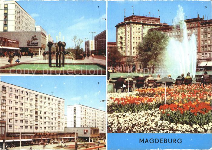 MAGDEBURG CITY Karl-Marx-Strasse Wilhelm-Pieck-Allee