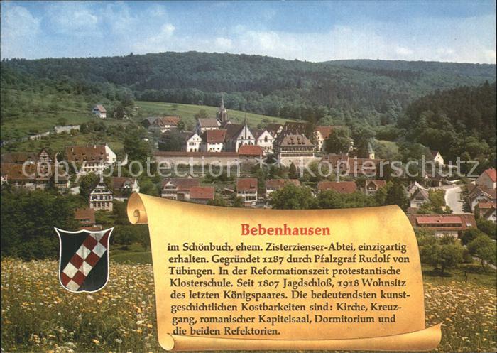 Bebenhausen Tuebingen Zisterzienser-Abtei