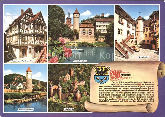 Wertheim Main Rathaus Kittsteintor Schloss