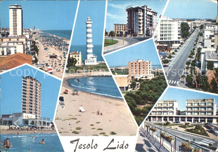 Jesolo Turm Hochhaeuser Strand